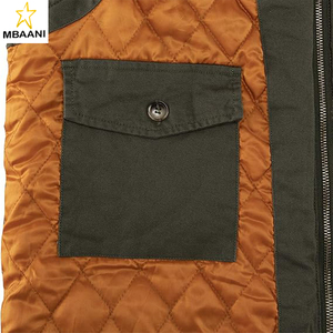 Gilet matelassé pour homme en toile lavée, chaud pour l'hiver, idéal pour la chasse, le travail, les activités de plein air et les voyages - Product Image 6