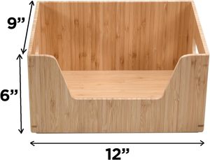 Best Price Modern Bamboo Storage Box Multi-Purpose <b>Kitchen</b> & <b>Pantry</b> Simple Organizer Eco-Friendly Food Shelf Drawer Sundries. - Product Image 2