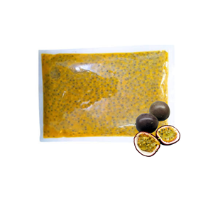 Low Price Vietnam Manufacturer Supply Top Selling IQF Frozen Passion Fruit Without <b>Seeds</b> <b>Packed</b> in 5kg Bag - Product Image 1