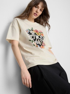 New Vintage Graphic Print Women's Floral T-Shirts Casual Wear Lightweight Cotton Shorts Sleeve Summer Fashion Printed T-Shirts - Product Image 2