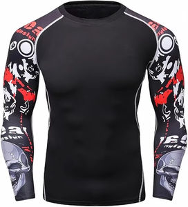 Maillot de compression personnalisé par sublimation pour BJJ, OEM, idéal pour l'entraînement de No-Gi Jiu Jitsu, MMA et arts martiaux - Product Image 5