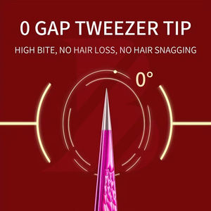 Pinzas Profesionales para Pestañas con Punta de Fibra para un Fácil Volumen en Abanico, Equipo de Extensión de Pestañas de Acero Inoxidable de Alta Calidad No Magnético - Product Image 3