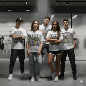 T-shirt Homme Vintage Délavé à l'Acide Coupe Oversize 100% Coton Personnalisé Impression DTG Col Rond Manches Courtes Marque Privée - Product Image 3