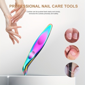 Stainless Steel Mini Cuticle Cutter Bevel Shape Curved Blade Portable Finger Nail Tool 8cm Length Simple Design Adult Use - Product Image 4