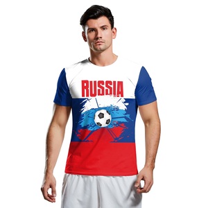 Maillot de football américain personnalisé 2026 Russie pour homme, col rond, manches courtes, respirant, séchage rapide, imprimé, pour adultes - Product Image 4