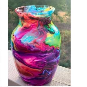 Jarrón Decorativo para el Hogar, Bodas, Restaurantes, Jarrón de Resina para Mesa, Jarrones de Flores de Resina para Decoración del Hogar, Jardín, Restaurante, Jarrón de Aluminio - Product Image 4