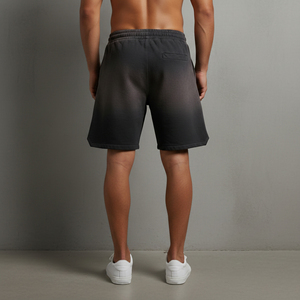 <b>Men</b> Fleece <b>Shorts</b> Casual Sportswear Soft Cotton Blend Elastic Waist Gym Running Training Workout <b>Lounge</b> Wear and Home Use - Product Image 2