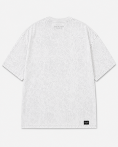 บริการ OEM เสื้อยืดโอเวอร์ไซส์ผู้ชาย ผ้าฝ้าย 100% ระบายอากาศ แห้งเร็ว ซักย้อมสีแบบแอซิดวอช น้ำหนัก 220 กรัม ทรงหลวม สไตล์วินเทจ - Product Image 4