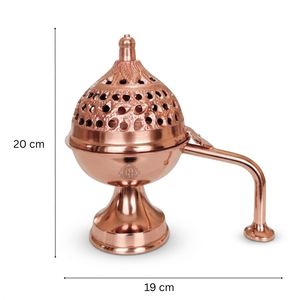Quemador de Incienso Metálico Decorativo de Lujo para Oud, Aromaterapia, Fragancia para el Hogar, Meditación y Decoración del Hogar - Product Image 3