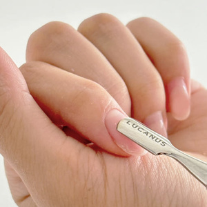 LUCANUS High Quality Durable Double Sided Stainless Steel <b>Nail</b> <b>Cuticle</b> <b>Pusher</b> Reusable Double Head Square Shape Korean <b>Nails</b> - Product Image 6