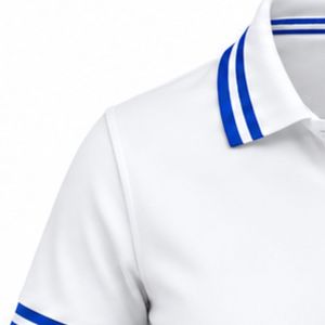Polo Sigma Gamma Rho blanc pour femme, à manches courtes, col classique, avec lettres grecques, vêtement de sororité, haut décontracté de golf brodé - Product Image 4