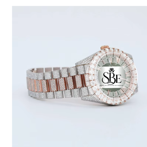 Export Quality High End White Gold Stainless Steel Analog <b>Watch</b> <b>for</b> Formal Casual and Everyday Wear Available <b>for</b> Export Price - Product Image 2