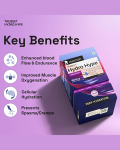 TRUBEET Hydro Hype Poudre d'hydratation naturelle saveur prune de Java avec racine de betterave pour l'énergie et le soutien quotidien à la forme physique - Product Image 3