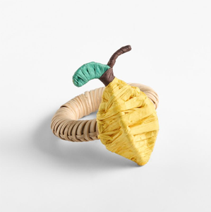 Square hand-woven natural <b>rattan</b> <b>cube</b> napkin rings for modern dining, available at wholesale prices. - Product Image 2