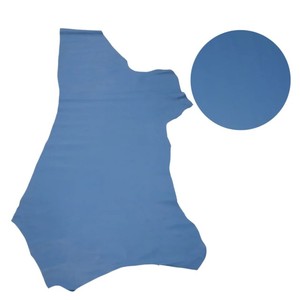 ideal Cowhide Patent <b>Leather</b> Hide For Making Handbags Shoes Wallets Denim Blue Color Creative Crafting Material Products Item - Product Image 3
