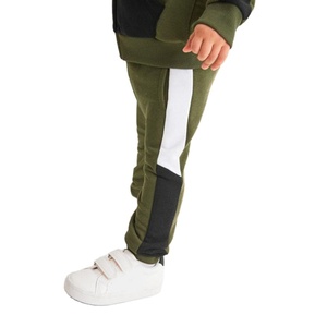 Ensemble de vêtements pour adultes à capuche imprimé en deux pièces de haute qualité, bloc de couleur, sweat-shirt à cordon de serrage en coton personnalisé pour hommes - Product Image 6