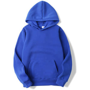 Mode nouveaux hommes décontracté solide à capuche hommes Hip Hop sweat à capuche laine pull à capuche dix couleurs-blanc, XL - Product Image 2