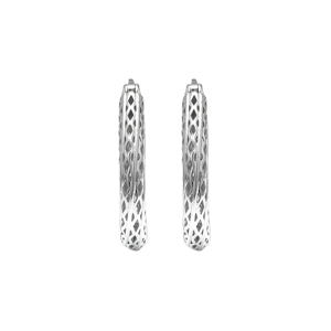Classic Artisan Boho Sterling Silver Hoop <b>Earrings</b> Natural Ethnic Style Lightweight Statement Jewelry for Women's Collection - Product Image 3