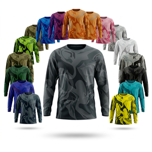 Jersey Deportivo de Motocross de Manga Larga con Camuflaje de Primera Calidad, Secado Rápido, Ligero y de Alto Rendimiento - Product Image 1