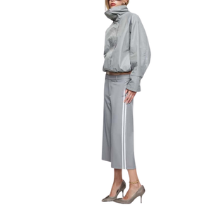Women's Sports Windbreaker Jacket with <b>Hood</b> Lightweight Half Full <b>Zip</b> Outerwear - Product Image 4