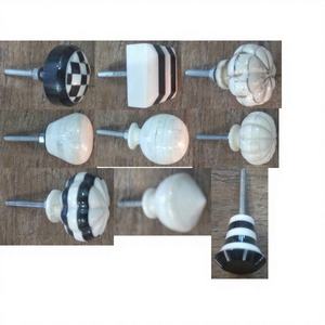 Top Selling Modern Multi-Color Bone Inlay <b>Drawer</b> <b>Knobs</b> for Kitchen Wardrobe Bedroom Bathroom Dresser Door Use Option - Product Image 1