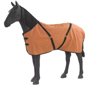 Couverture pour chevaux personnalisée en polyester imperméable toutes saisons, intérieur/extérieur, avec doublure en nylon, légère, pour l'équitation - Product Image 2