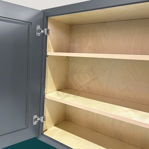 <span class=keywords><strong>Cucina</strong></span> americana Standard 24/27/30/33/36 pollici montato armadi da parete <span class=keywords><strong>cucina</strong></span> legno massiccio moderno grafite Shaker armadi in magazzino - Product Image 4