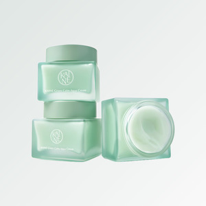 Soins de la peau coréens KAINE Korean K-Beauty Green Calm Aqua Cream Mini Fabriqué en Corée 70 ml Lotion visage vegan - Product Image 1