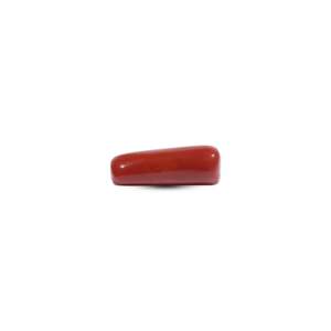 Natural Red Coral Loose Gemstone 7.55 Carat 10x12mm Oval Cut for Fine Jewelry - Product Image 3