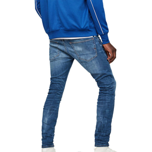 Jeans d'été pour hommes, coupe droite, slim, décontractés, pantalons pour hommes, mode, confortables, en denim extensible - Product Image 3
