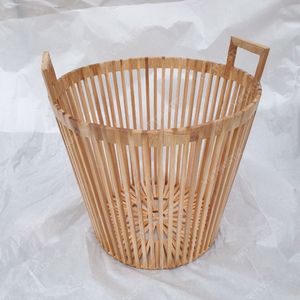 BAMBOO JOINERY COLLECTIVE Cesta de Bambú para Almacenamiento, Bandeja de Bambú para Organización del Hogar - Product Image 5