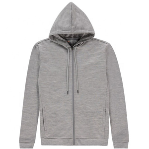 Sudadera con Capucha para Hombre, Color Verde Oscuro, Cierre de Cremallera, Corte Regular, Color Sólido, Tejido de Algodón, Estilo Casual Otoñal - Product Image 2