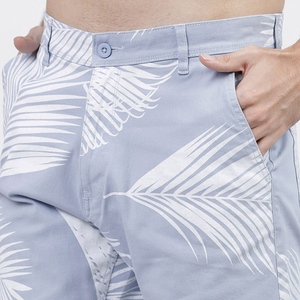 Pantalones cortos casuales tipo cargo para hombre, para entrenamiento, de cintura media, hasta la pantorrilla, de lona, con múltiples bolsillos, estampados digitalmente. - Product Image 6