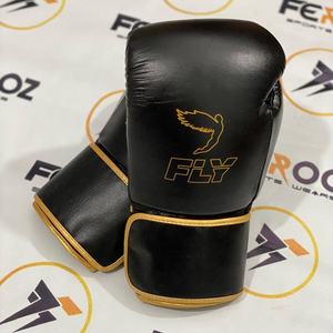 Nuevo Modelo de Guantes de Boxeo Blancos Personalizados con Cordones, Guantes de Combate Profesionales para Gimnasio, OEM ODM - Product Image 3