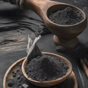 ผงถ่านกัมมันต์ออร์แกนิค WARRLY ผลิตจากมะพร้าว วัตถุดิบธรรมชาติ บริสุทธิ์ 99% เกรดอาหาร บรรจุในถังพลาสติก - Product Image 1