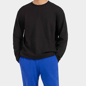 เสื้อยืดผู้ชายไซส์ใหญ่พิเศษสำหรับคุณ ผ้าฝ้ายสำหรับฤดูร้อน สกรีนโลโก้ส่วนตัว ป้ายแบรนด์เรียบง่าย สีพื้น ทรงโอเวอร์ไซส์ สไตล์ลำลอง - Product Image 1