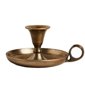 New Arrival Metal <b>Taper</b> <b>Candle</b> Holder for Home Wedding Christmas Easter Lighting Decor Eco-Friendly Customizable Color Antique - Product Image 3
