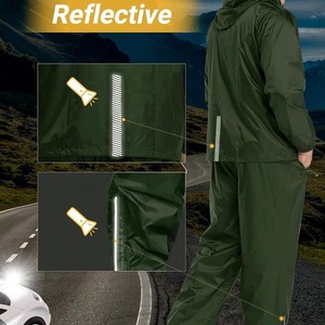 2026 Summer Breathable Eco-Friendly Windproof Waterproof <b>Raincoat</b> Pants for <b>Men</b>/Women High Quality Travel Rain Suit - Product Image 4