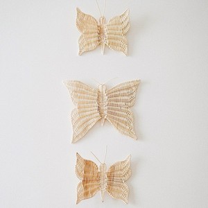 Low price rattan wall art piece natural wall-hanging charm kids birthday party decoration set - Product Image 4