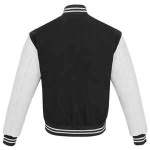 Online Sale Men's <b>Sheepskin</b> Leather Made Sleeves Men's Varsity <b>Jackets</b> Latest Edition Regular Fitted Baseball Varsity <b>Jacket</b> - Product Image 3