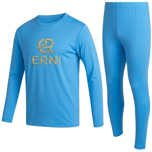Outdoor Performance Long Sleeve Running T-Shirt Activewear Male Breathable Mesh Fabric Exercise Compression Base Anti-UV Front - Product Image 3