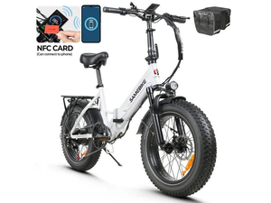 Bicicleta eléctrica todoterreno LOTDM200-II con llantas gruesas, la más vendida - Product Image 1