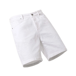 Pantalones Cortos Bermuda para Hombre, Color Personalizado, Cintura Media, Tela Oxford de Algodón, Cierre de Botones, con Bolsillos, Estilo Casual - Product Image 4