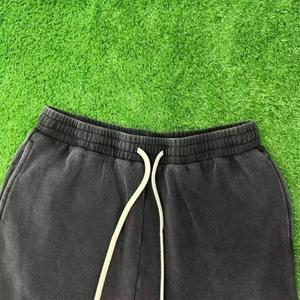 New Fashion Washed Sweat <b>Pant</b> Custom Breathable Acid Washed Trousers Plain Sweatpants Men's <b>Pants</b> Casual Wear Streetwear - Product Image 3