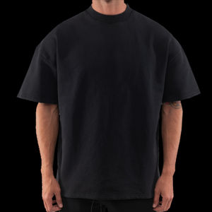 Camiseta Extra Grande para Hombre con Logotipo Personalizado, Impresión de Logotipo, 100% Algodón, Camiseta de Talla Grande, Camisetas Holgadas para Hombre - Product Image 1