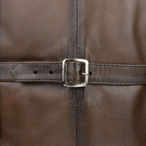 Chaleco de Cuero Genuino para Hombre, Moderno, Transpirable, Ropa de Invierno Informal, Ecológica y de Alta Calidad - Product Image 6