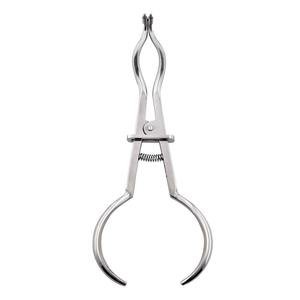 Pinces à diaphragme en caoutchouc manuelles légères argentées 17 cm en acier inoxydable CE ISO Fabricant OEM Java Surgical - Product Image 4