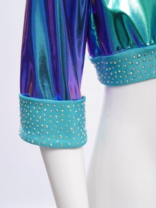 Chaqueta Metálica para Niñas de 6 a 16 Años, Ropa de Baile de Jazz, Prenda Exterior para Danza Contemporánea, Litúrgica, de Salón y Latina - Product Image 5