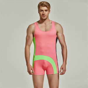 Best Quality Gym Sports Wrestling <b>Singlet</b> Polyester Made Sportswear <b>Weightlifting</b> Youth <b>Singlet</b> Suit With OEM Service - Product Image 6