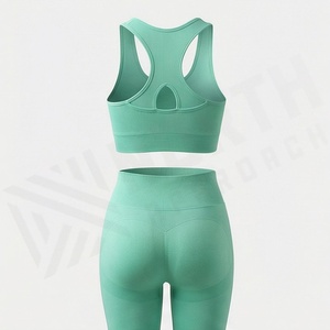 Conjunto de Yoga de Tela Suave Premium para Mujer, Ropa Deportiva Profesional para Gimnasio, Traje Deportivo, Ropa Atlética para Damas - Product Image 2